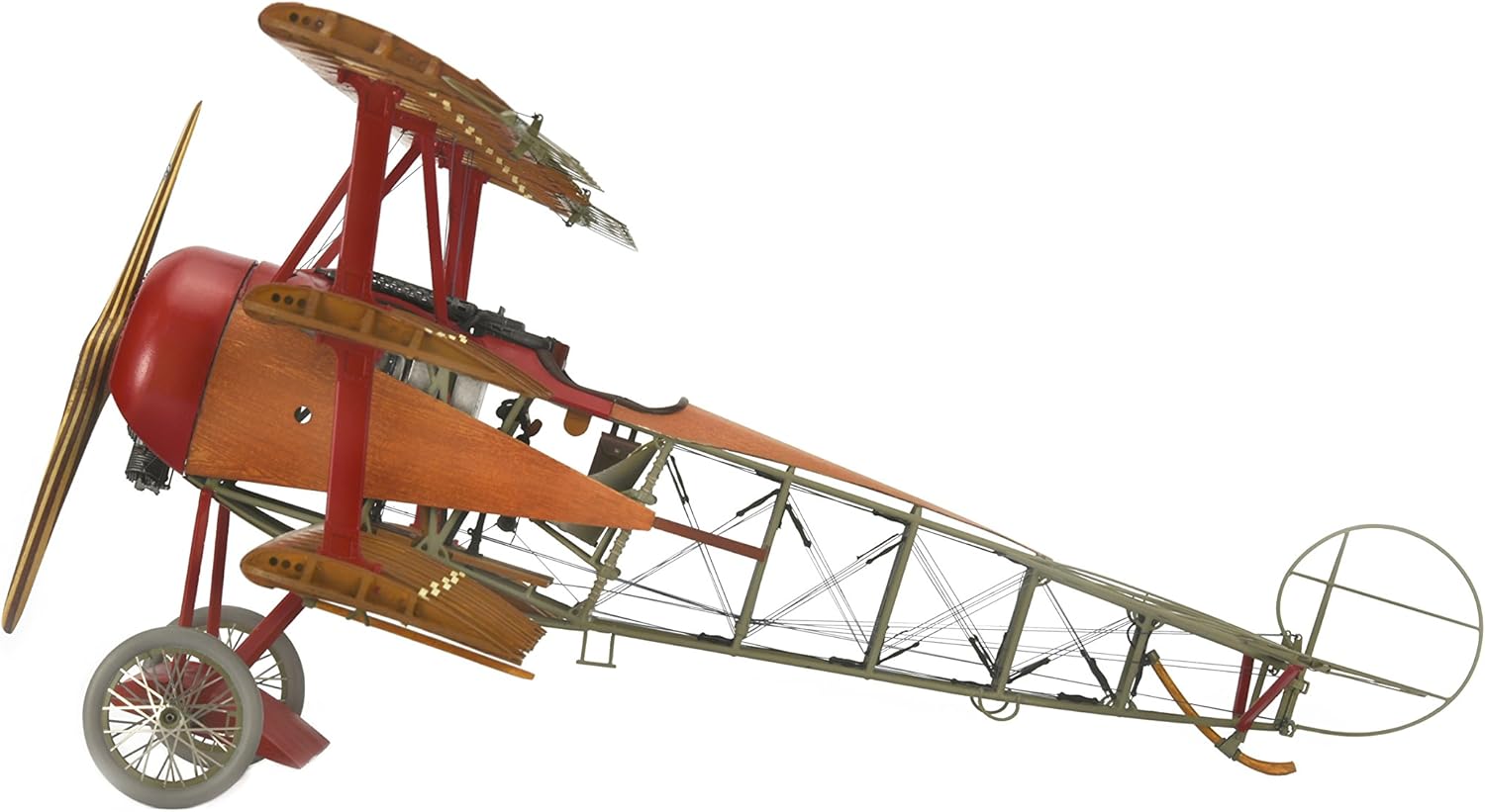 Dřevěný a kovový model: Fokker Dr.I 1/16