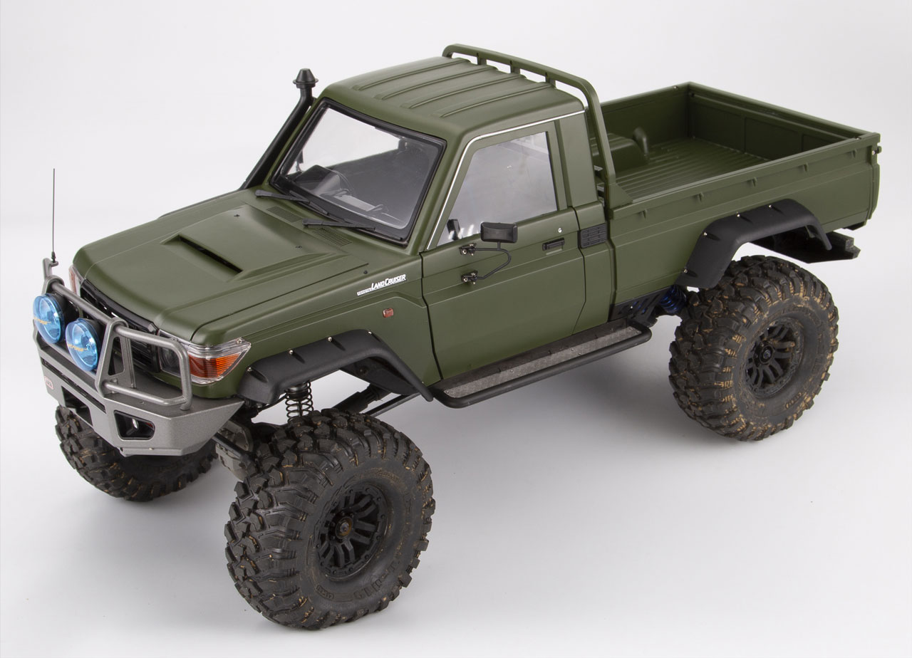 Sada karoserie Toyota Land Cruiser 70 s vojenskou zelenou barvou pro TRX-4