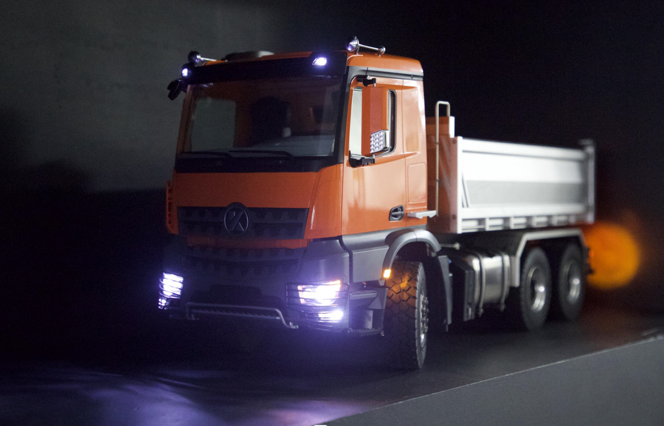 Huina Kabolite K3364 1:14 RC hydraulický sklápěč 2,4 GHz  sklápěč oranžový