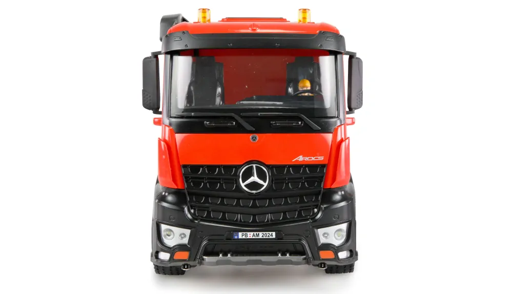 MERCEDES-BENZ AROCS LICENCOVANÝ NÁKLADNÍ SKLÁPĚČ RTR ČERVENÝ