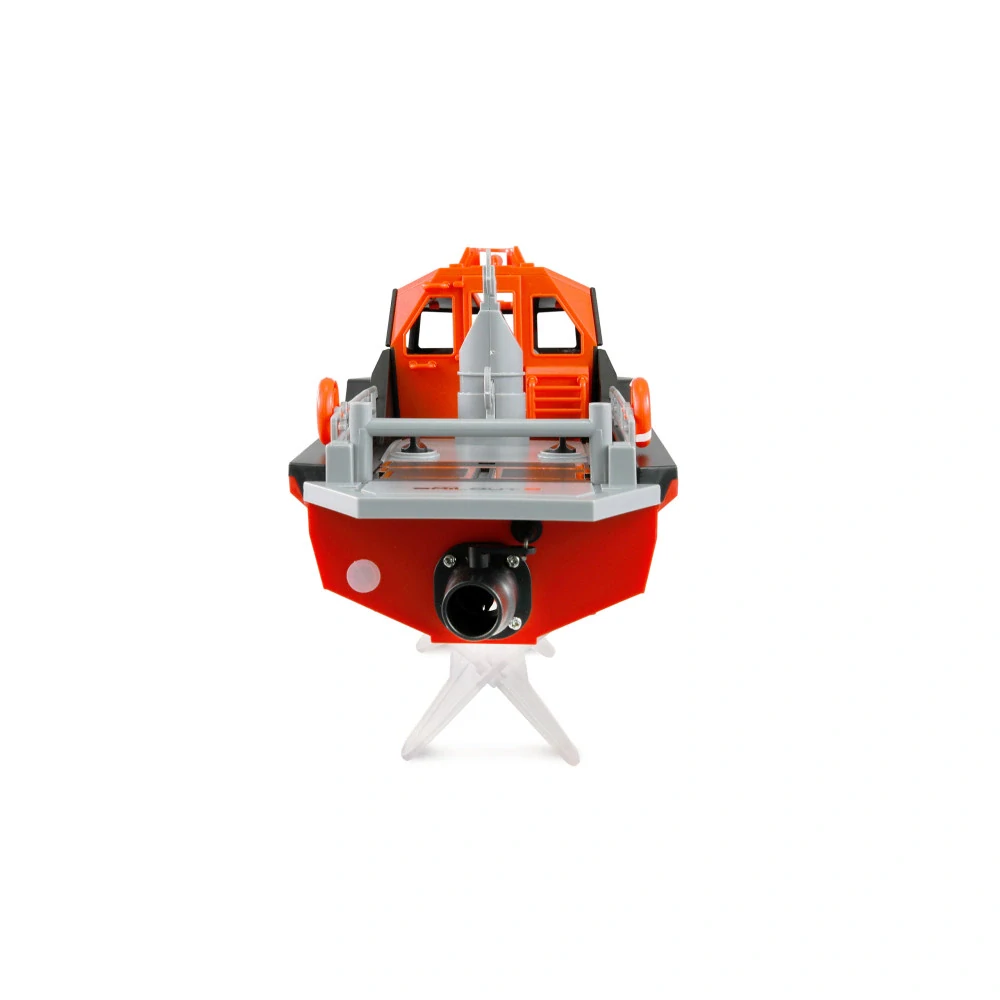 RC bezkomutátorový záchranný člun Snig 32 cm RTR černočervený