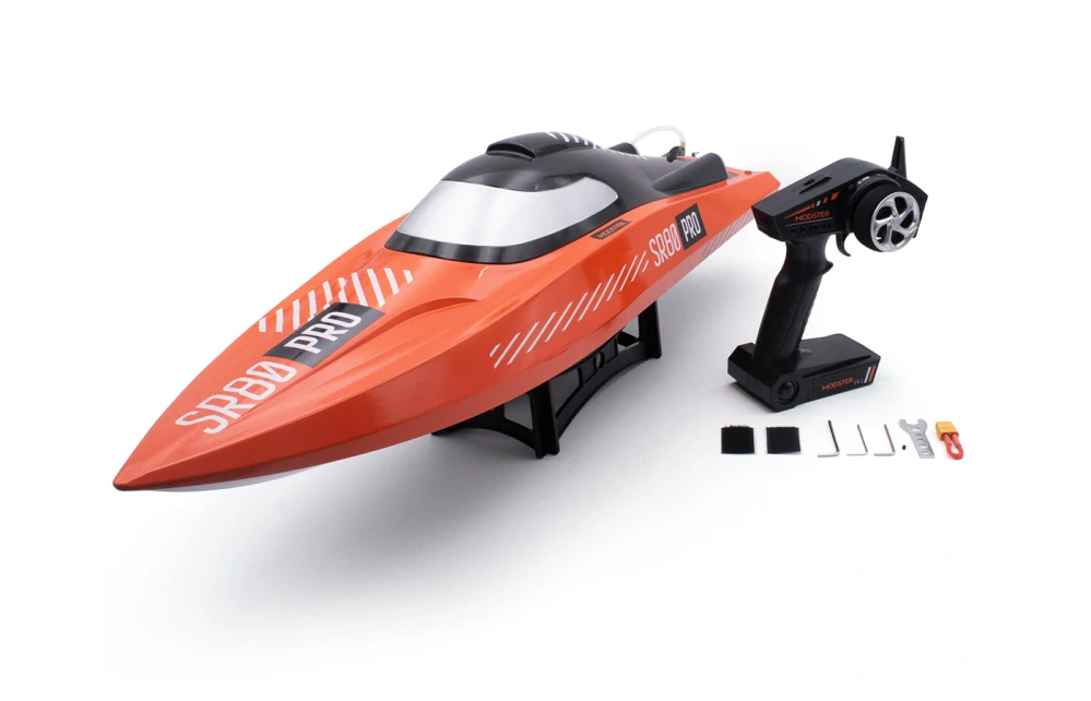Vector SR80 Pro závodní člun elektrický bezkartáčový 4S ARTR červená/černá