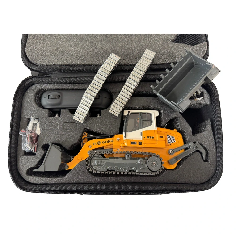 RC pásový nakladač LR636 s funkční lžící 2,4 GHz 1:50