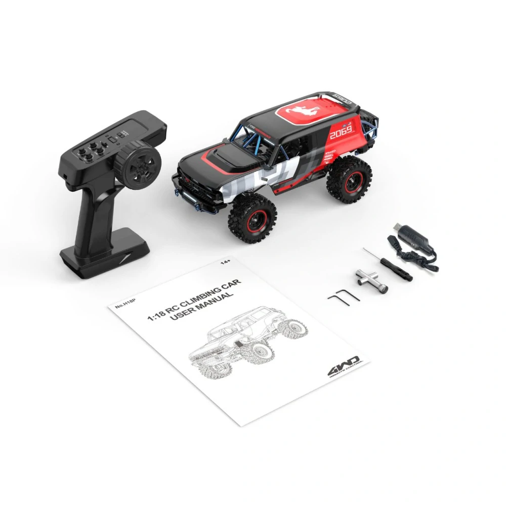 MJX Hyper GO H18P 1/18 Ford Bronco R Baja 1000 Crawler