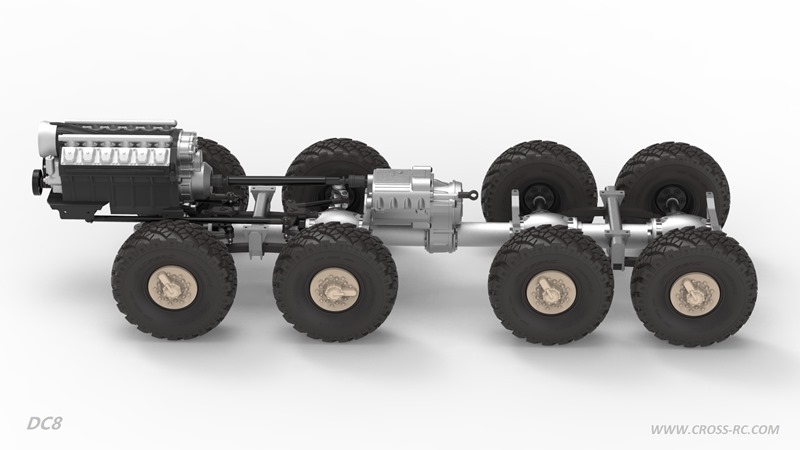 CROSS RC Truck Kit DC8 Tatra 813 8x8