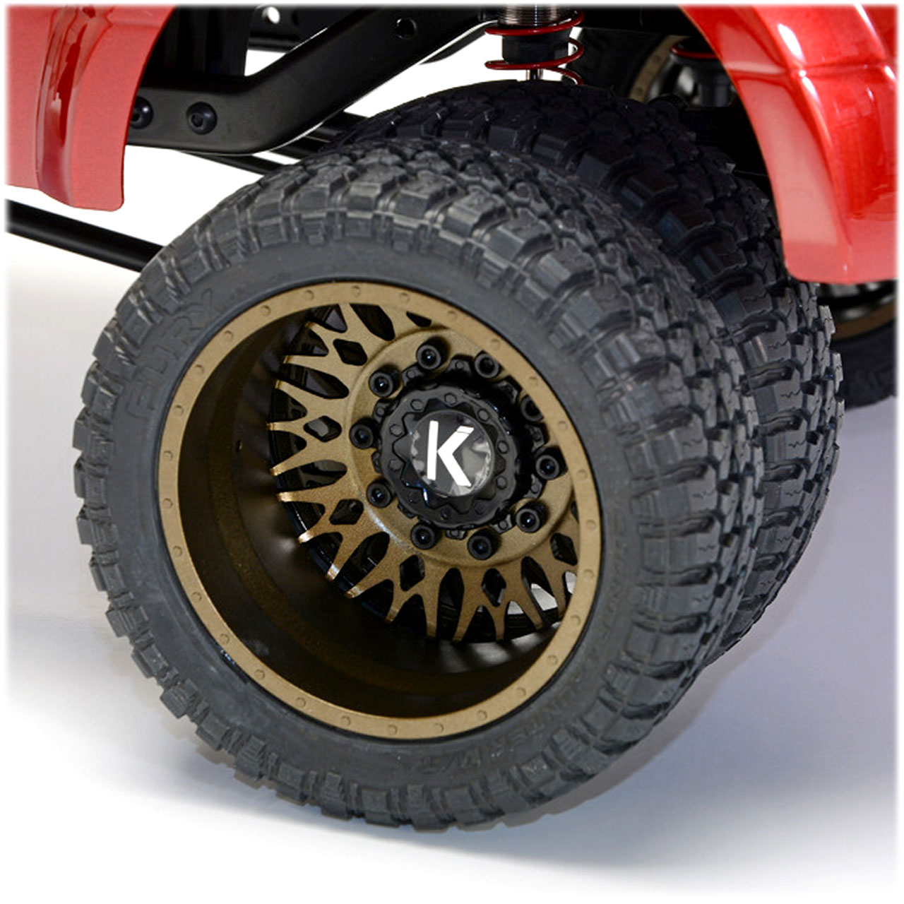 CEN Ford F450 SD Red Custom 4WD 1/10 RTR