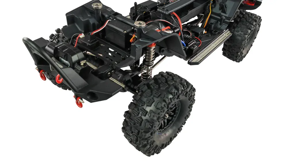 AMXROCK CROSSTRAIL CRAWLER 4WD 1:10 ARTR ČERVENO-METALICKÝ