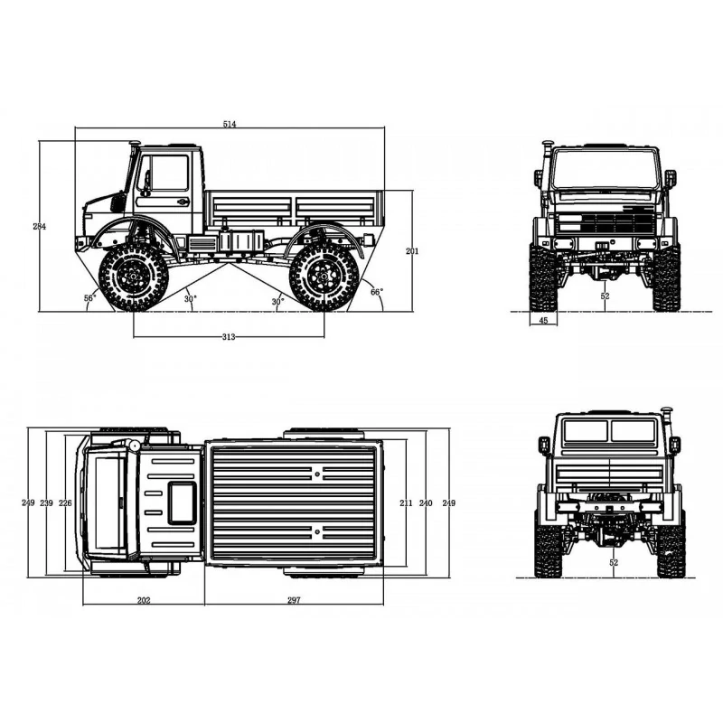 CROSS-​RC Crawler verze EMO NT4 RTR