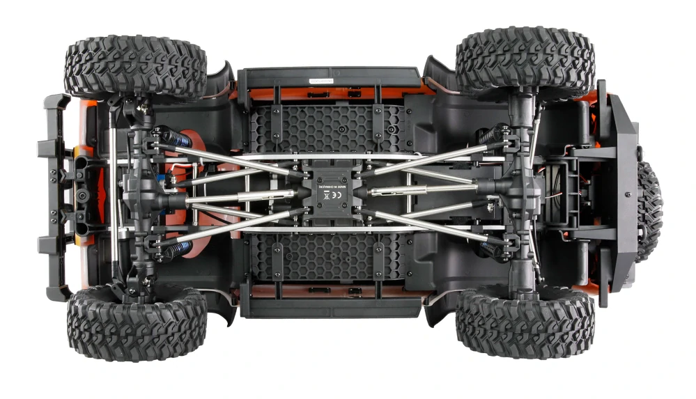 ALLRock H8 Scale Crawler bezkartáčový 1:8 ARTR modrá/oranžová