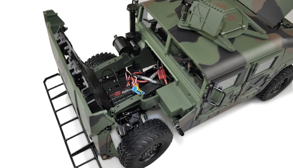 Americký vojenský kamion 4x4 1:10 RTR kamufláž