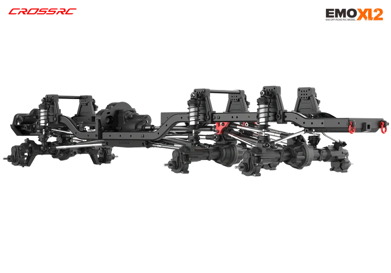 CROSS-​RC Crawler EMO XL2 2025, 6x6, 1:8, RTR, střídavý, žlutý