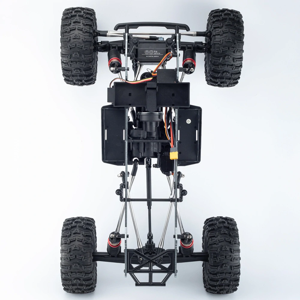 Rock Crawler Rock Slide 1/6 4WD Červená