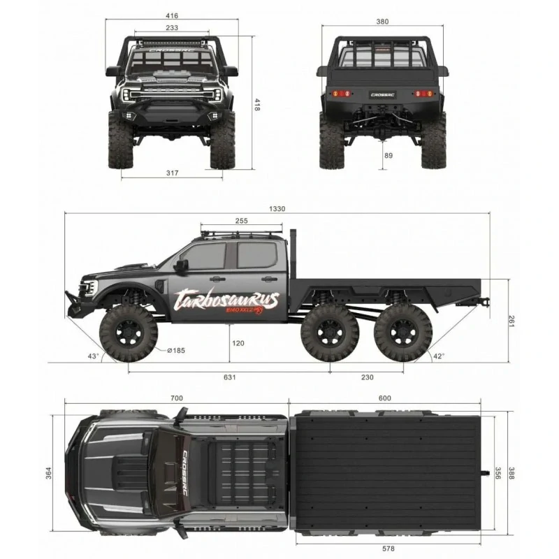 EMO XXL2 1/5 RTR 775 Brushed (oranžová)