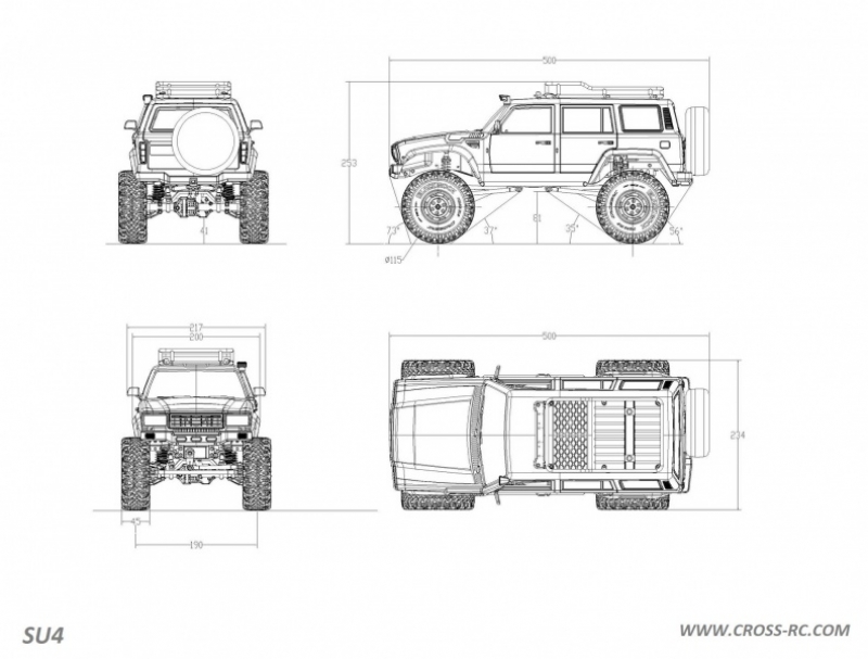 CROSS-RC Crawler Demon SU4-C