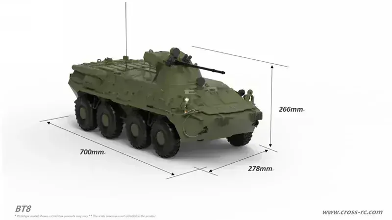 CROSS-RC kolový transportér Kit BT8 8x8