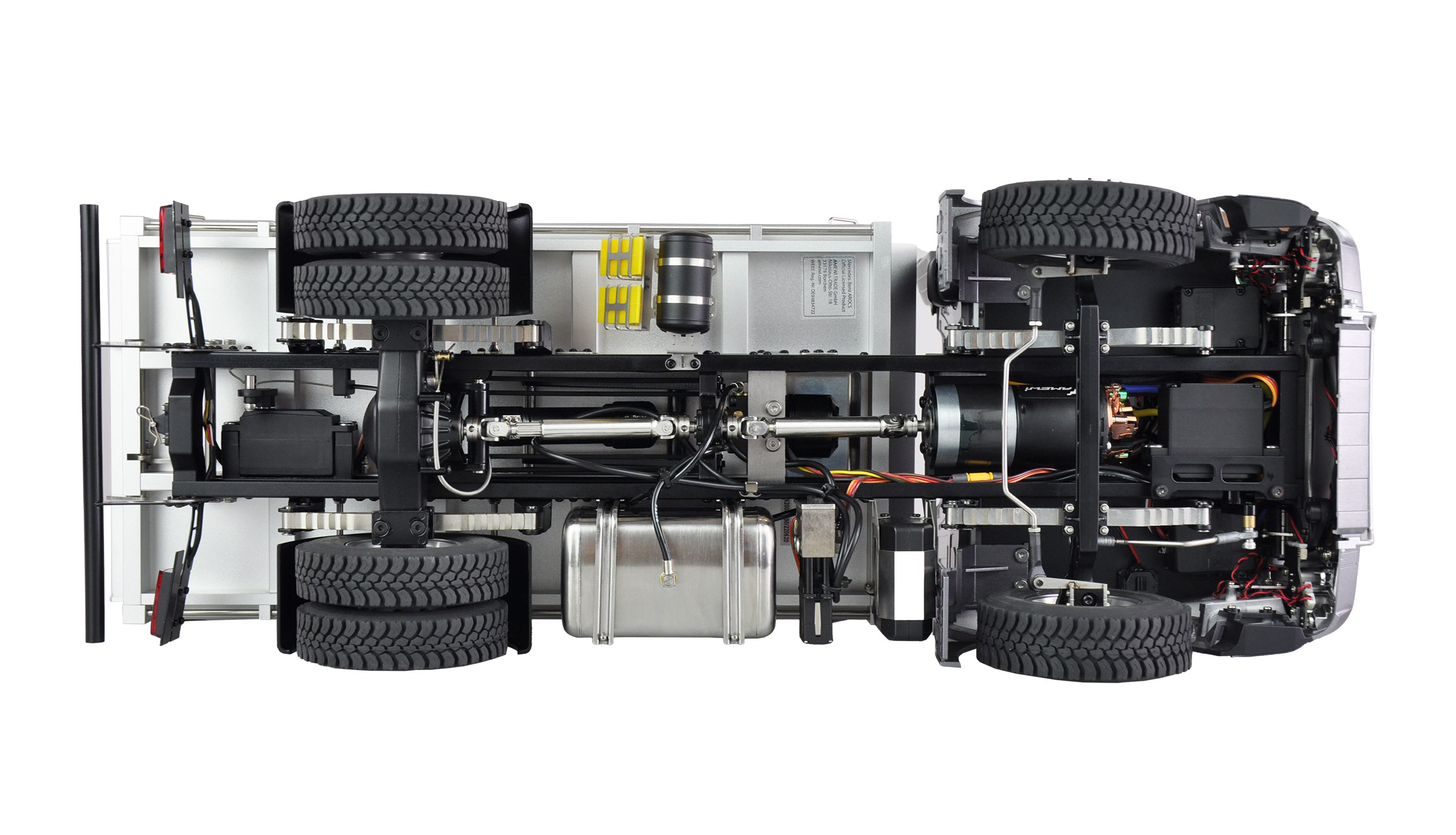 MERCEDES-BENZ AROCS HYDRAULICKÝ SKLÁPĚČ BASIC 4X2 1:14 RTR SVĚTLE MODRÝ