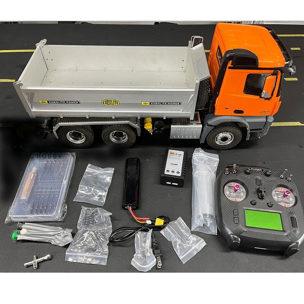 Huina Kabolite K3364 1:14 RC hydraulický sklápěč 2,4 GHz  sklápěč oranžový
