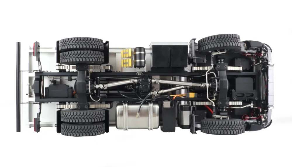 MERCEDES-BENZ AROCS HYDRAULICKÝ SKLÁPĚČ PRO 4X4 1:14 RTR ČERVENÝ