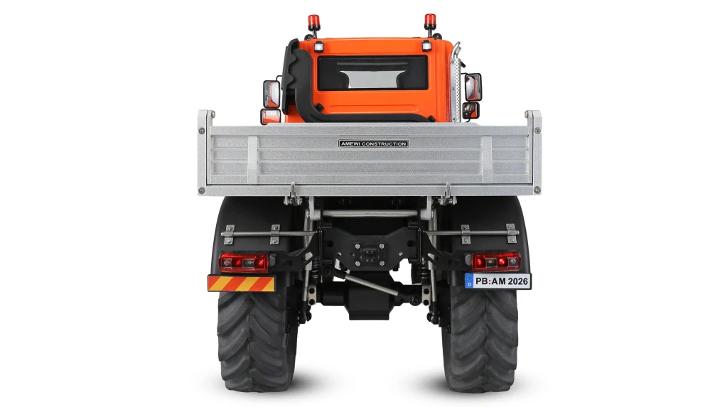 Mercedes-Benz U319 Unimog nosič nářadí 4WD 1:14 RTR oranžový