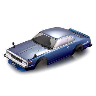 Nissan Skyline Hardtop 2000 (1977) karoserie lakovaná modrá 195mm 