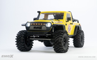 CROSS-RC EMO X 4x4, 1:8, RTR, žlutý