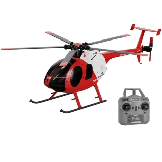 AFX MD500E CIVILNÍ BEZKOMUTÁTOROVÝ 4KANÁLOVÝ 325MM VRTULNÍK 6G RTF ČERVENÁ/bílá