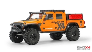 CROSS-RC Crawler EMO X4, 4x4, 1:8, RTR, oranžová