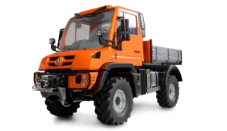Mercedes-Benz Unimog 4WD 1:10 ARTR oranžový