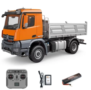 RC sklápěč 1/14 4x4 RC nákladní oranžový