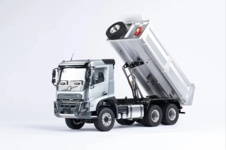 Volvo FMX Truck sklápěč 6x6 Hydraulický (bílý) Měřítko 1:14 RTR