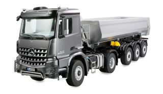 Tahač Mercedes-Benz Arocs s korbou 4x4 1:14 RTR antracit