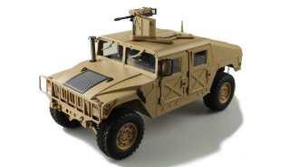 Americký vojenský nákladní vůz 4x4 1:10 RTR pískový
