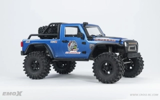 CROSS-RC Crawler EMO X1 2025, 4x4, 1:8, RTR, střídavý pohon, modrý