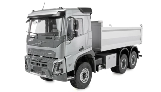 Volvo FMX E015 sklápěč 6x4 1:14 RTR stříbrná