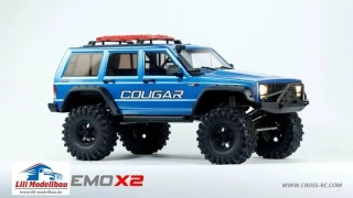 CROSS-​RC Crawler EMO X2 2025, 4x4, 1:8, RTR, střídavý pohon, tmavě modrá