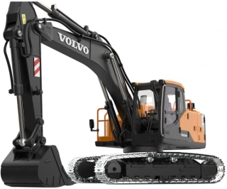 EC160E Celokovový hydraulický bagr Volvo 1:14 stavebnice